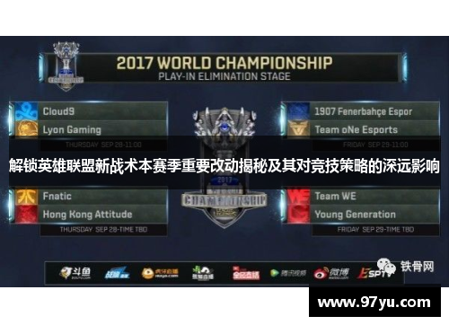解锁英雄联盟新战术本赛季重要改动揭秘及其对竞技策略的深远影响